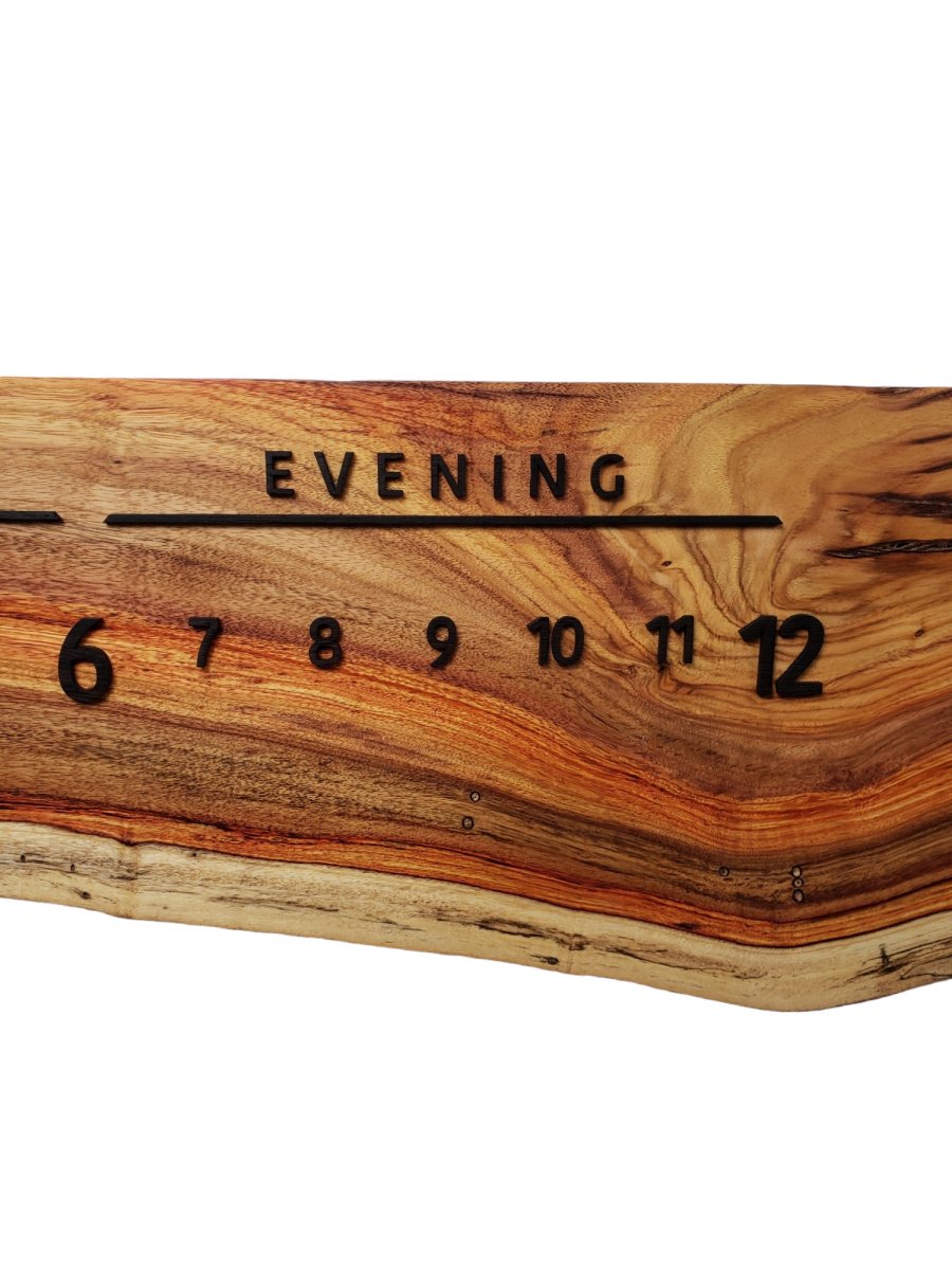 Sunset:3 - foot Canarywood/Wenge - Linear Clockworks