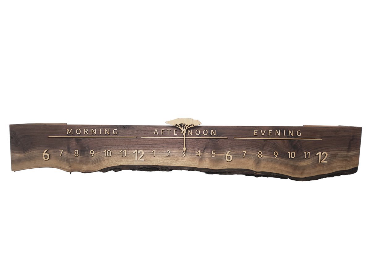 Thorn:3 - foot Walnut/Maple - Linear Clockworks