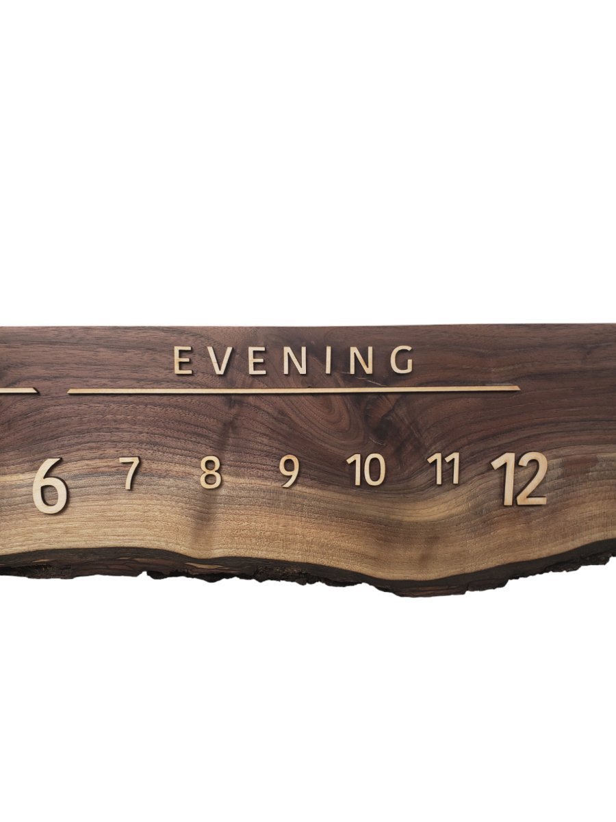 Thorn:3 - foot Walnut/Maple - Linear Clockworks