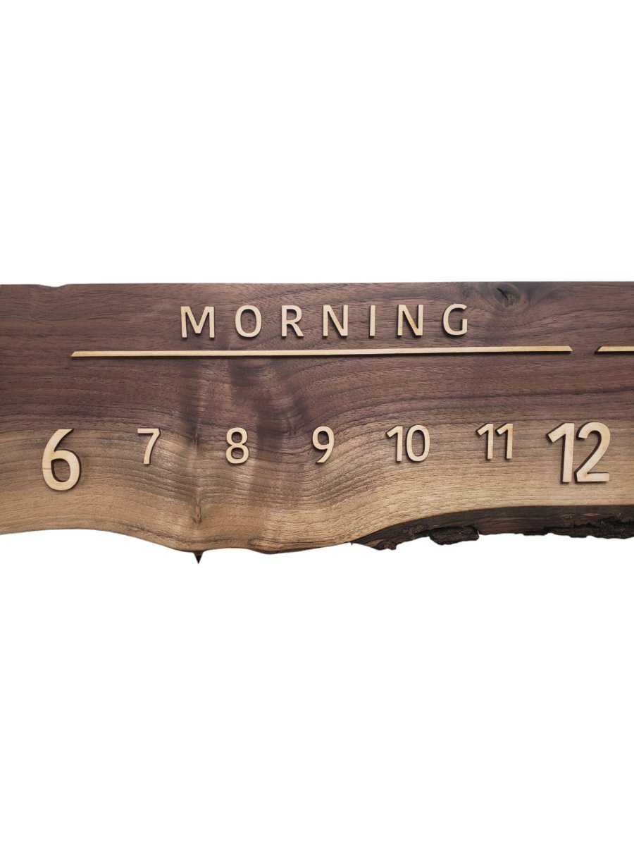 Thorn:3 - foot Walnut/Maple - Linear Clockworks