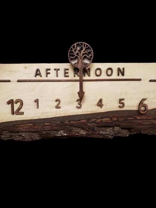 Twilight: 3 - foot Walnut/Walnut - Linear Clockworks