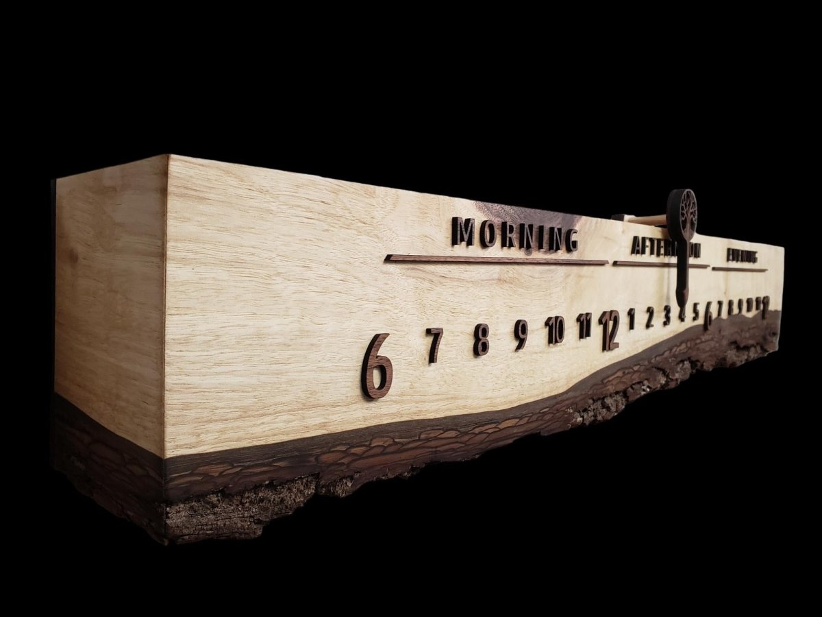 Twilight: 3 - foot Walnut/Walnut - Linear Clockworks