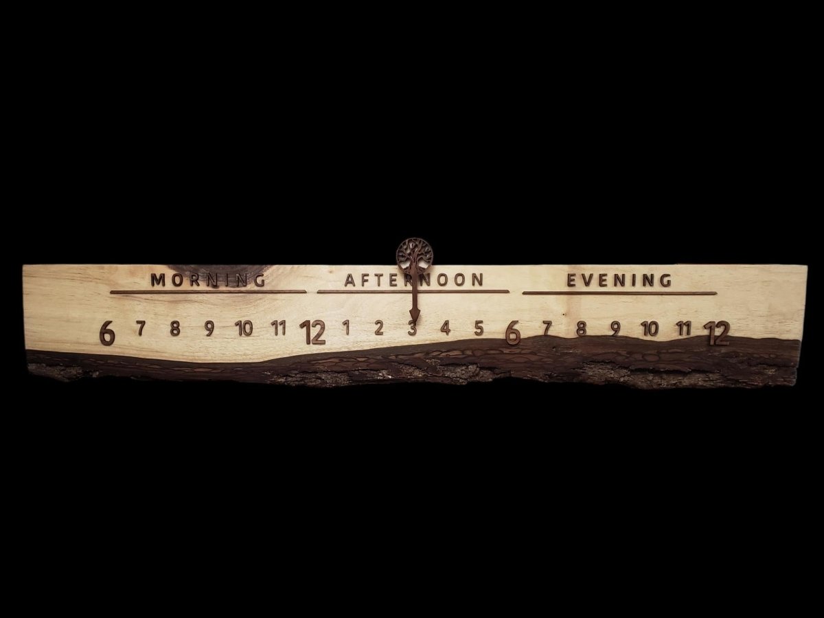 Twilight: 3 - foot Walnut/Walnut - Linear Clockworks