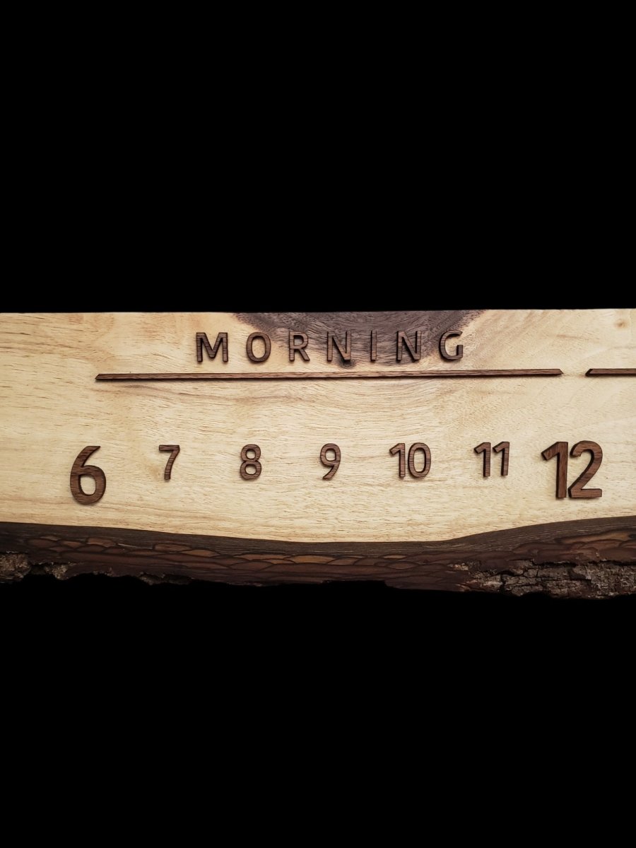 Twilight: 3 - foot Walnut/Walnut - Linear Clockworks