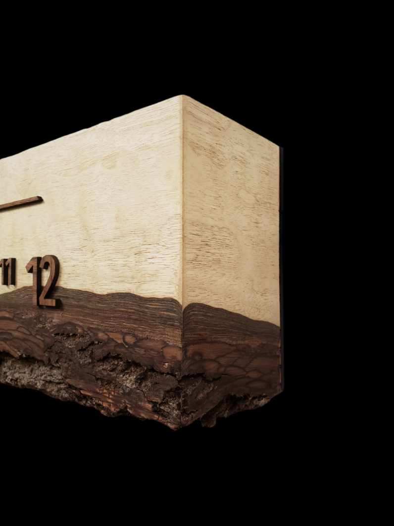 Twilight: 3 - foot Walnut/Walnut - Linear Clockworks
