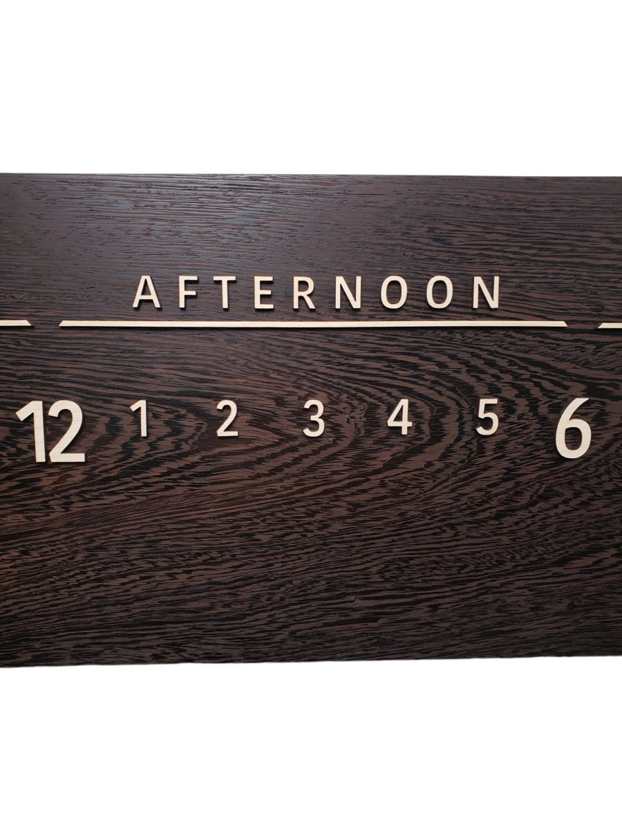 Uriel:3 - foot Wenge/Maple - Linear Clockworks