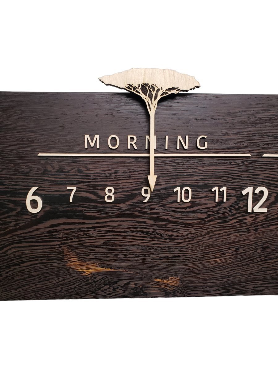 Uriel:3 - foot Wenge/Maple - Linear Clockworks