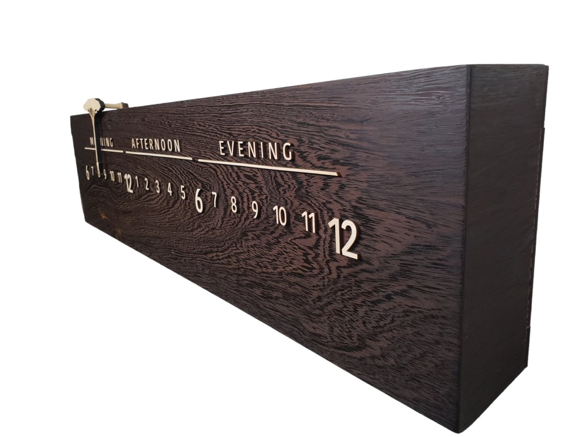 Uriel:3 - foot Wenge/Maple - Linear Clockworks
