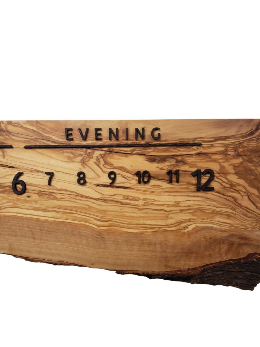 Verdin:3 - foot Olivewood/Wenge - Linear Clockworks