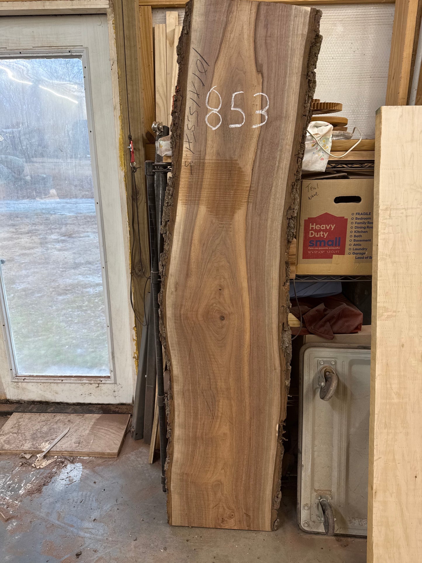 Matthew: 5-foot walnut / resin
