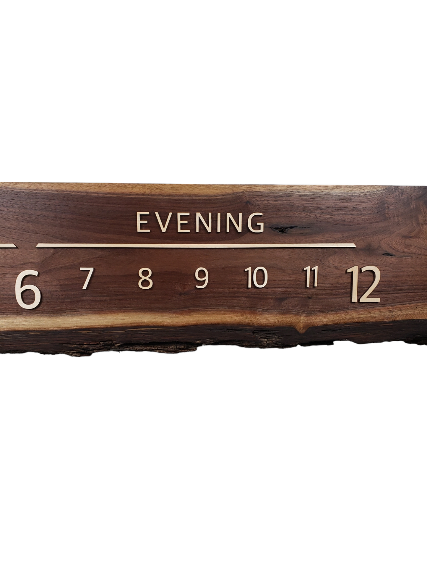 Ruby:5-foot Walnut/Maple - Linear Clockworks