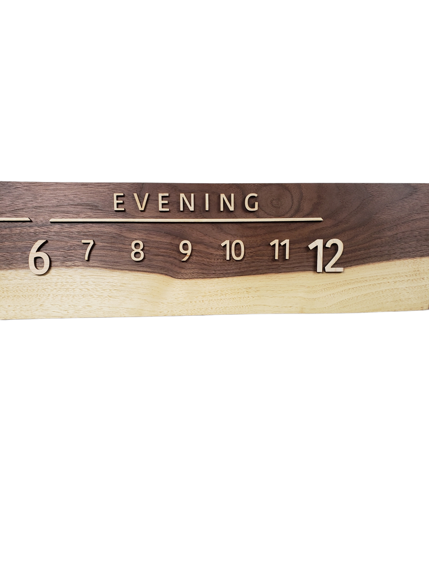 Espresso:3-foot Walnut/Maple - Linear Clockworks