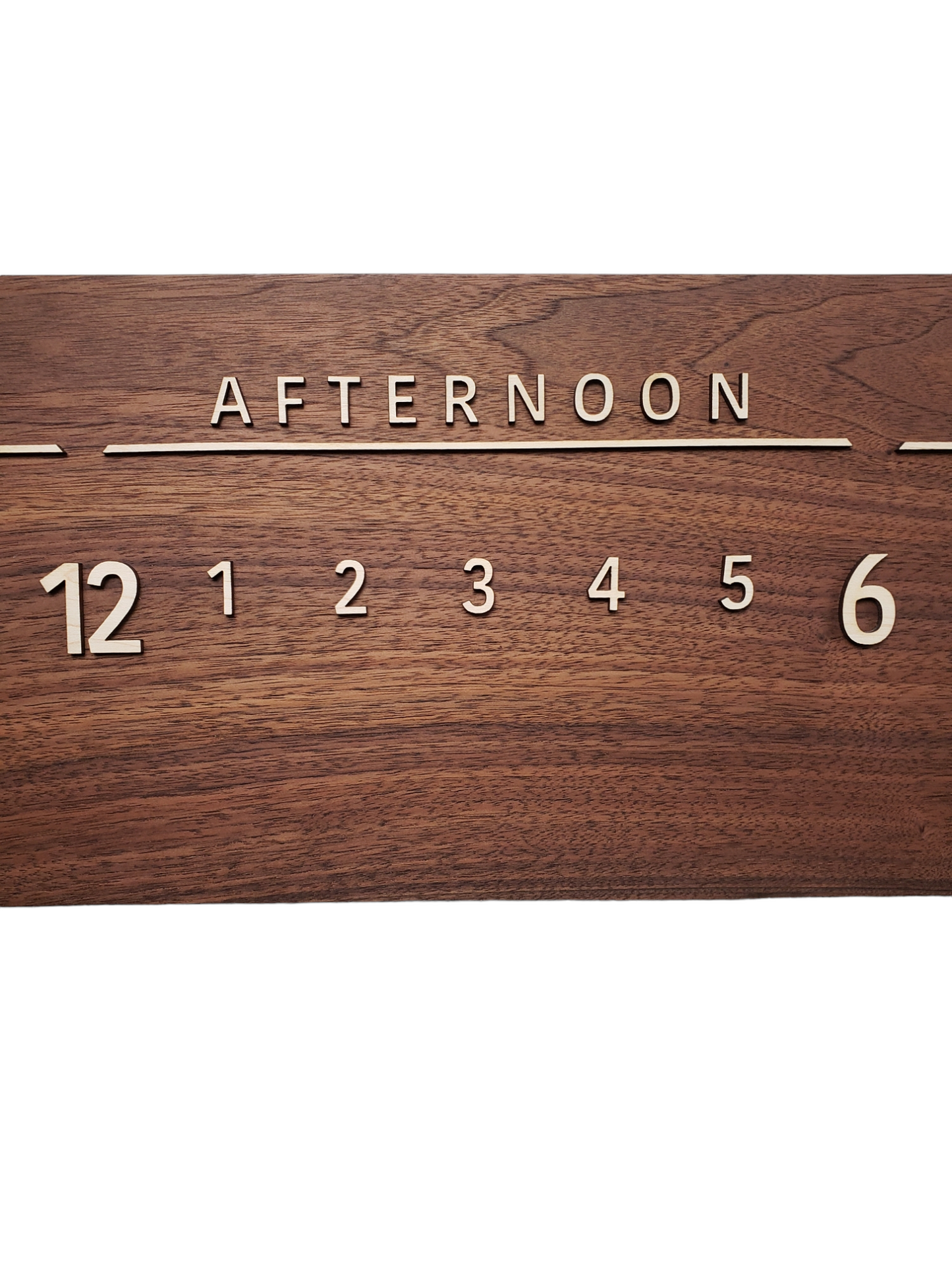 Gabriel:3-foot Walnut/Maple - Linear Clockworks