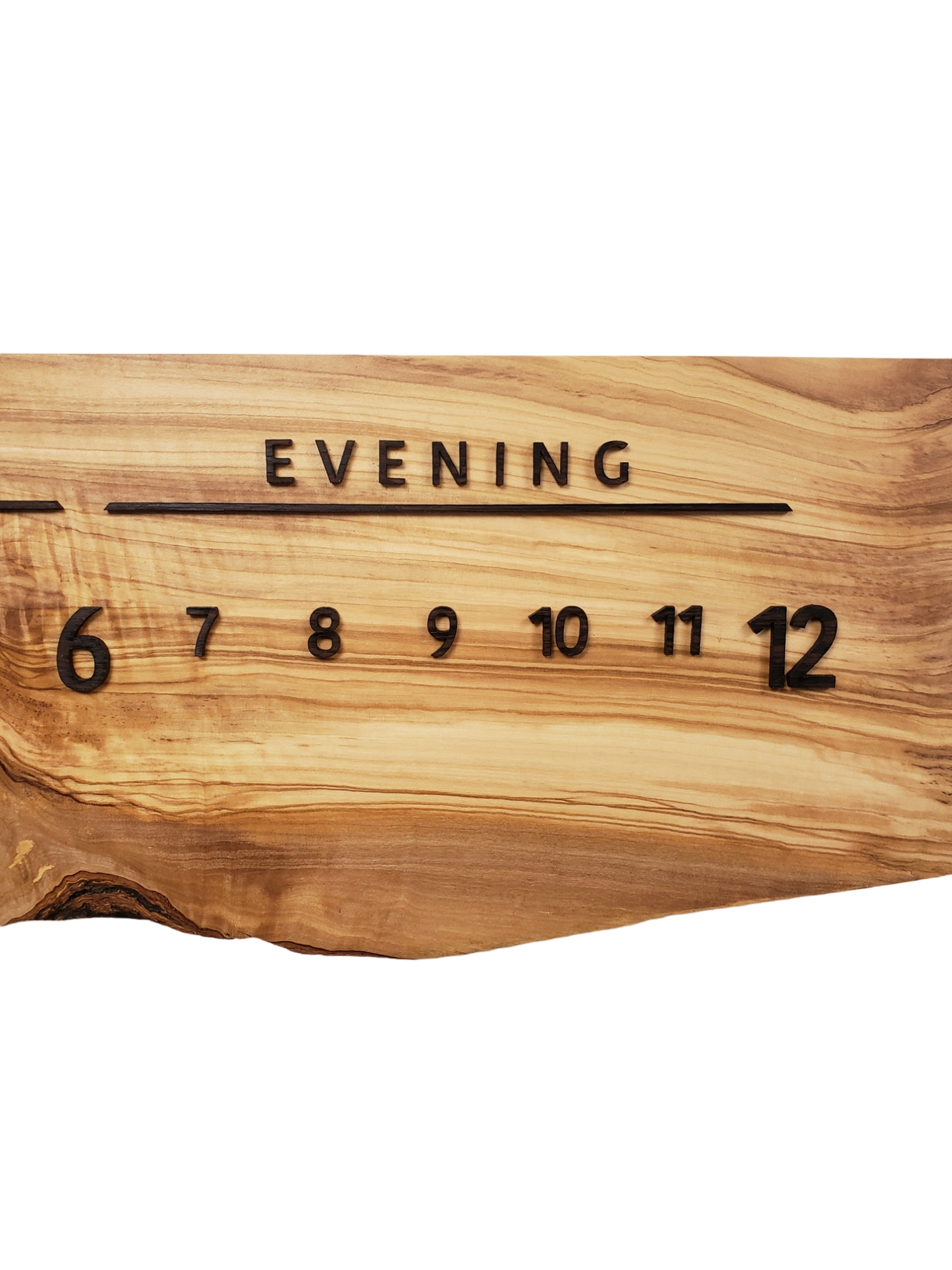 California:3-foot Olivewood/Wenge - Linear Clockworks