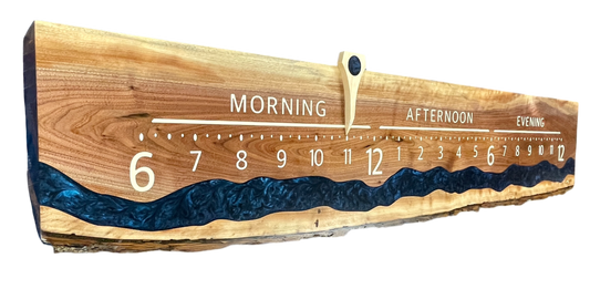 Mason: 5-foot live edge walnut / surface river