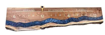 Rigel: 5-foot Walnut / Resin river