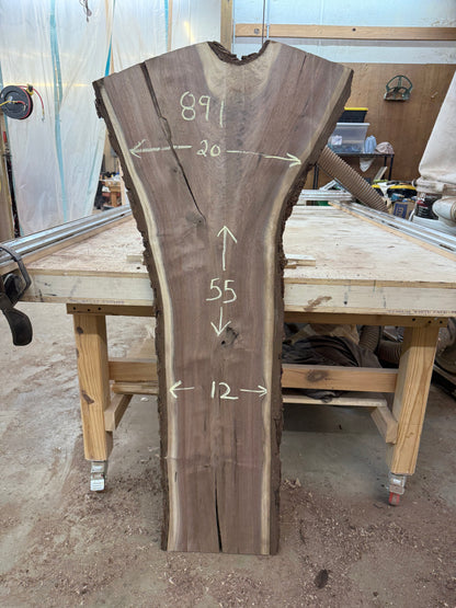 Ashton: 3-foot walnut / surface river