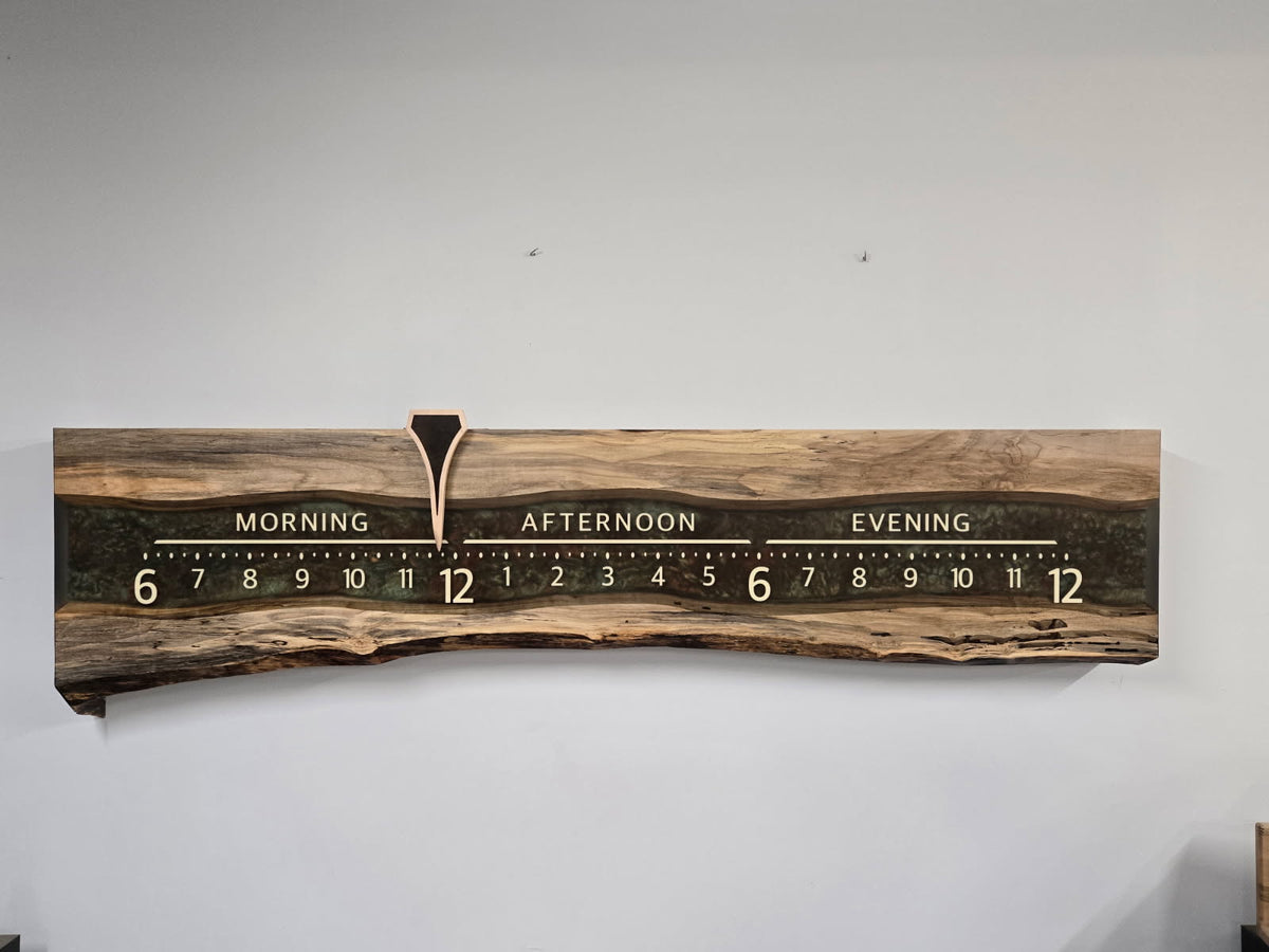 Alain: Spalted Maple Through River 5-foot-1123
