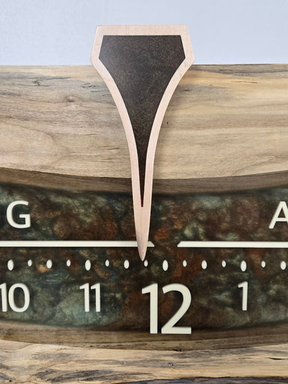 Alain: Spalted Maple Through River 5-foot-1123