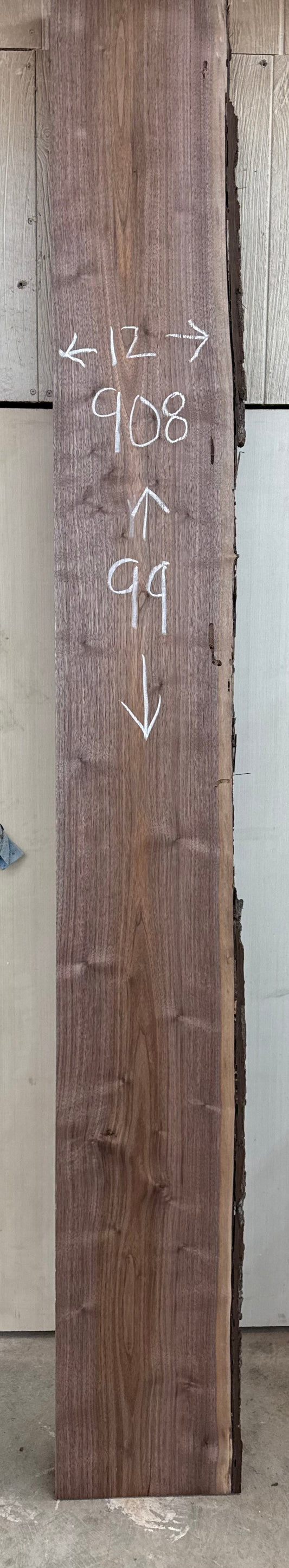Board 0908: 7-foot live edge walnut