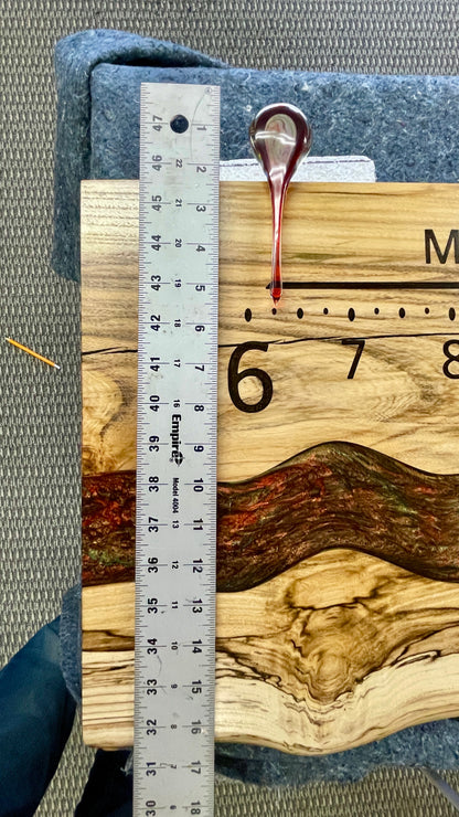 Theodore: 5-foot spalted hackberry / surface river