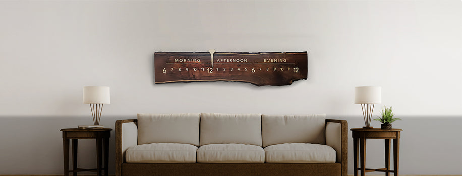 Linear Clockworks: Gorgeous wall art, unique invention