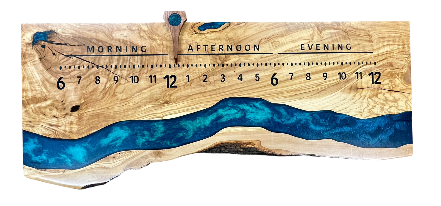 Antonio: 3-foot Olivewood / Surface river