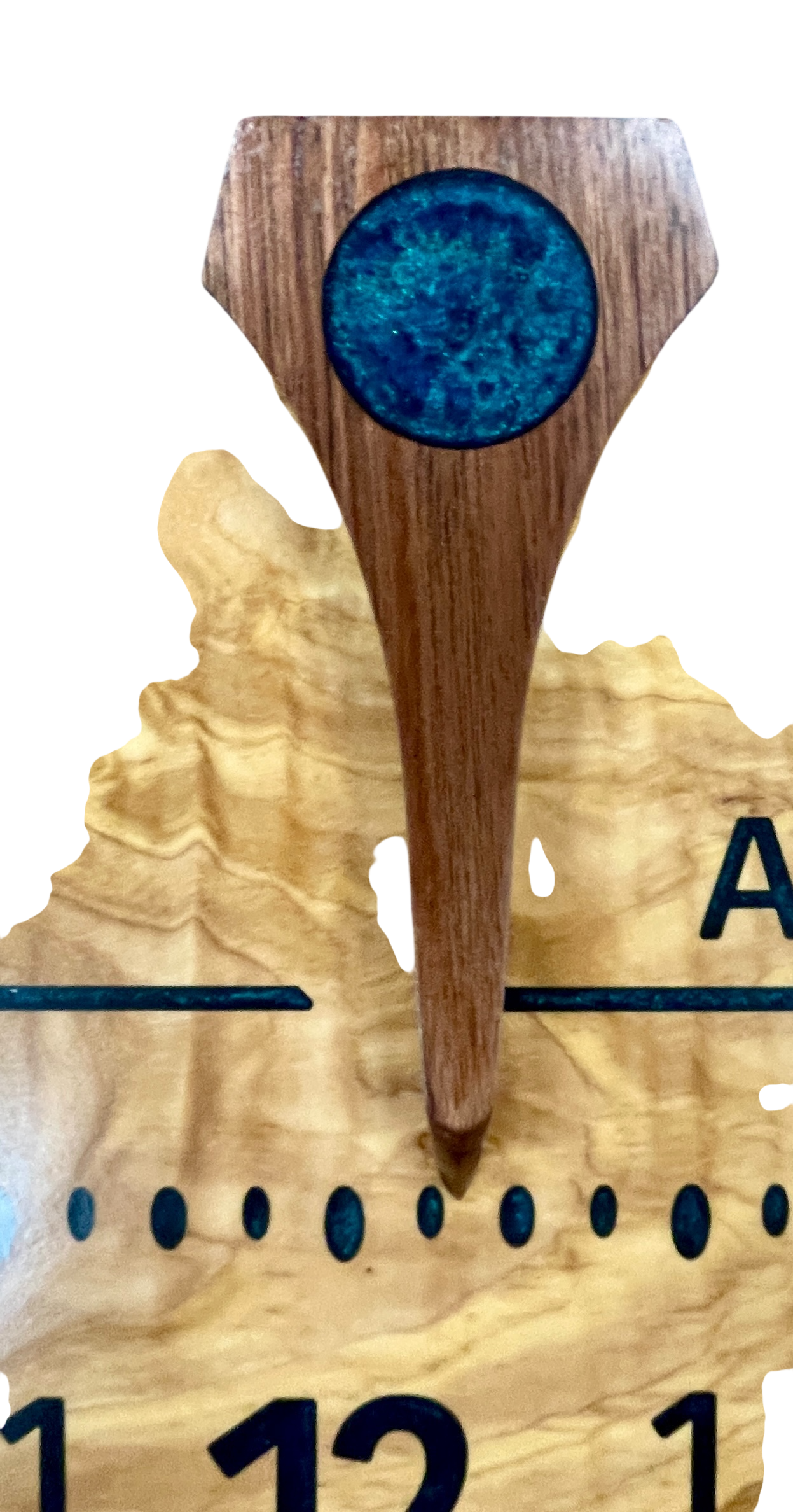 Antonio: 3-foot Olivewood / Surface river