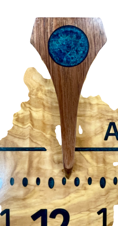 Antonio: 3-foot Olivewood / Surface river