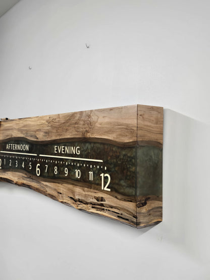 Alain: Spalted Maple Through River 5-foot-1123