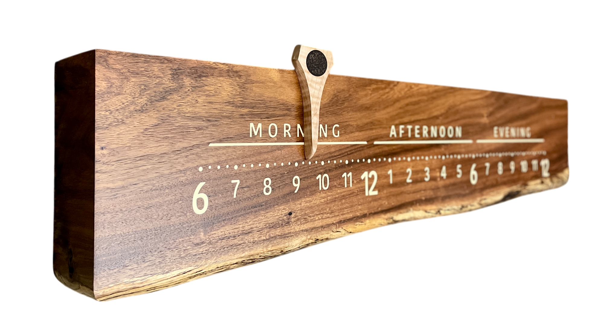 Large Wooden Wall Clocks, cool clocks, very unique: Linear Clockworks