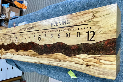 Theodore: 5-foot spalted hackberry / surface river
