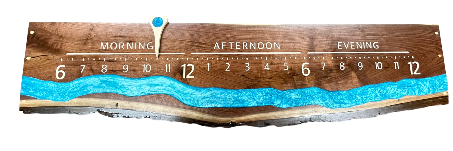 Dylan 3 5-foot Walnut / Surface river