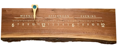 Gideon: 3 foot Walnut / resin letters