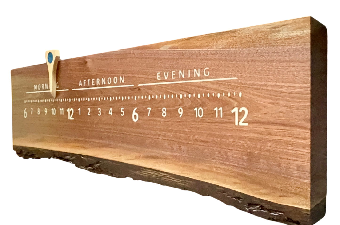 Gideon: 3 foot Walnut / resin letters