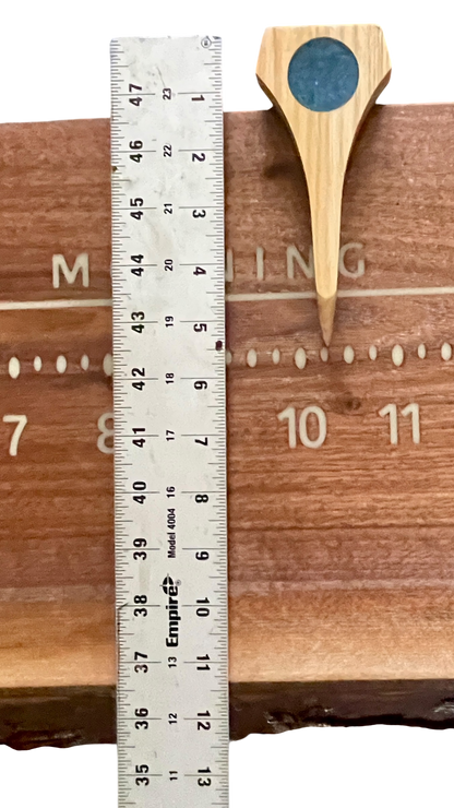 Gideon: 3 foot Walnut / resin letters