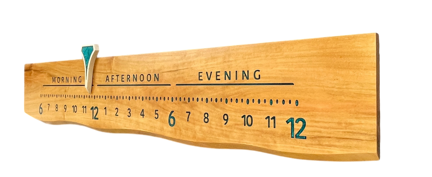 Claret: 3-foot Cherry/ Resin RTA clock