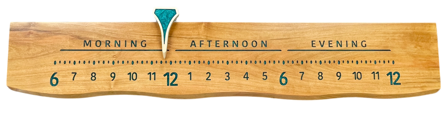 Claret: 3-foot Cherry/ Resin RTA clock