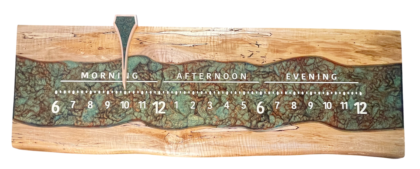 Alain: Spalted Maple Through River 3-foot-1124
