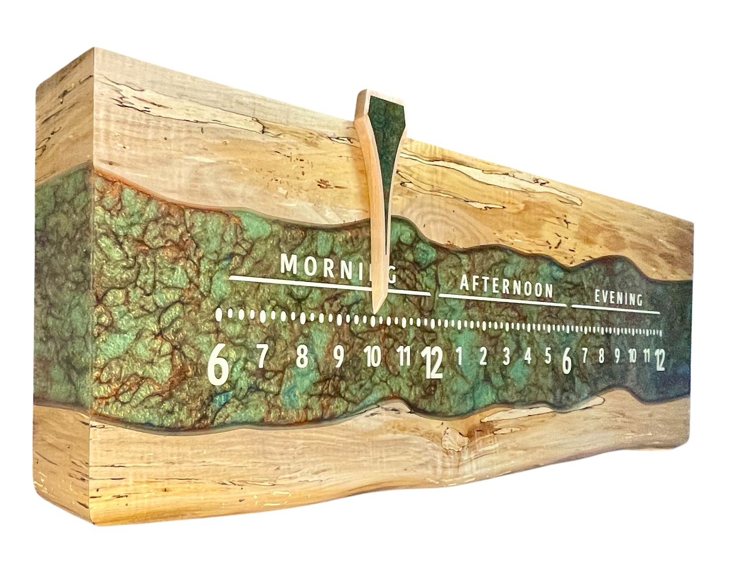 Alain: Spalted Maple Through River 5-foot-1123
