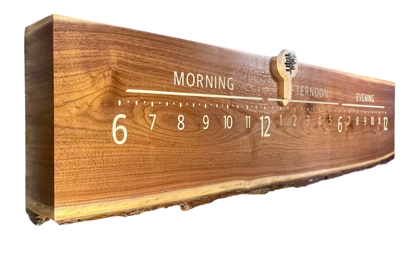 Reggie: 5-foot Walnut live edge with bark -1046