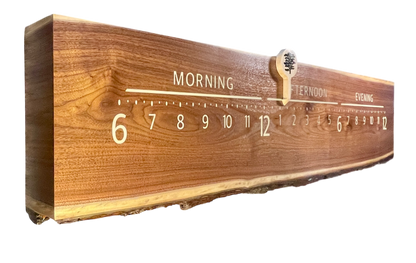 Reggie: 5-foot Walnut live edge with bark -1046