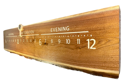 Reggie: 5-foot Walnut live edge with bark -1046