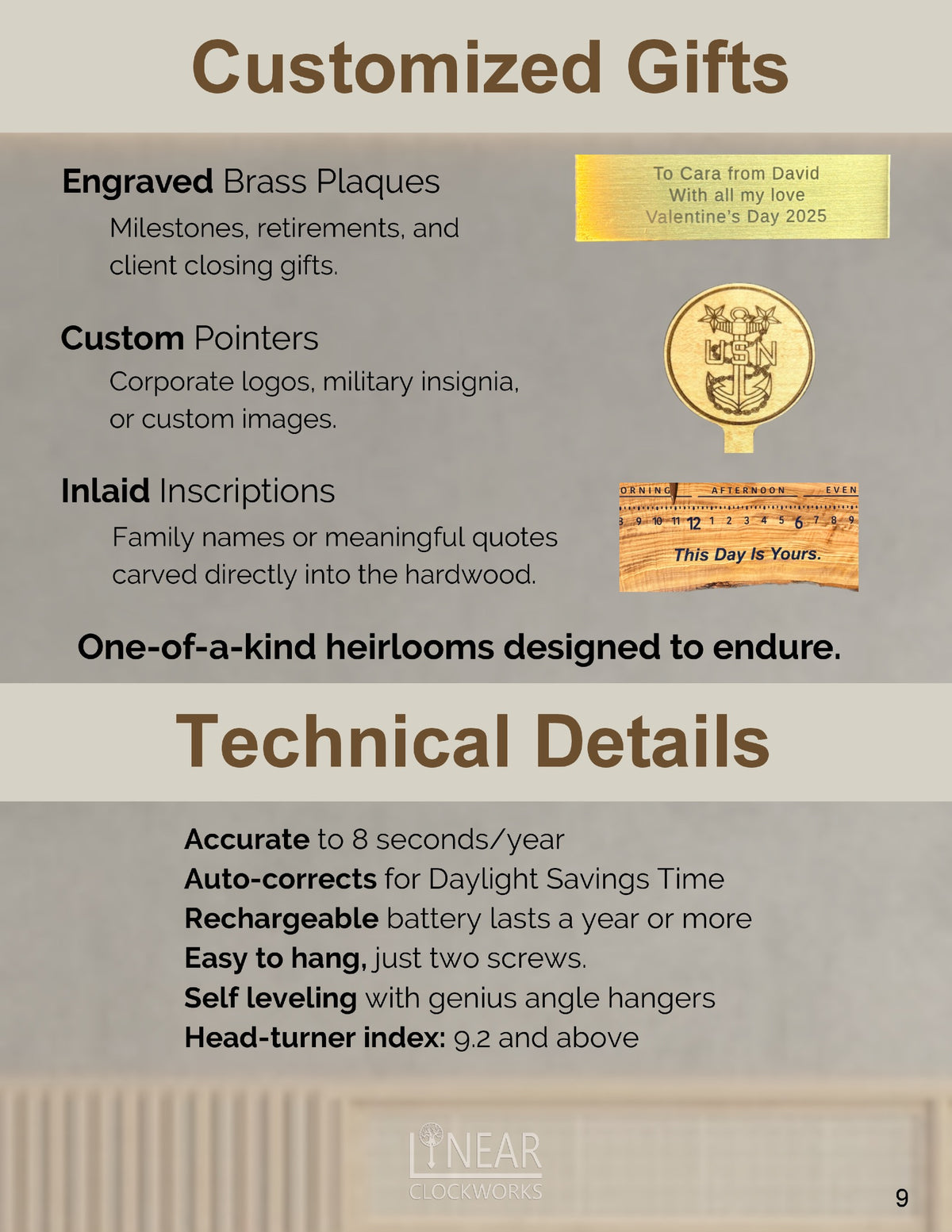 Linear Clockworks Designer Catalog
