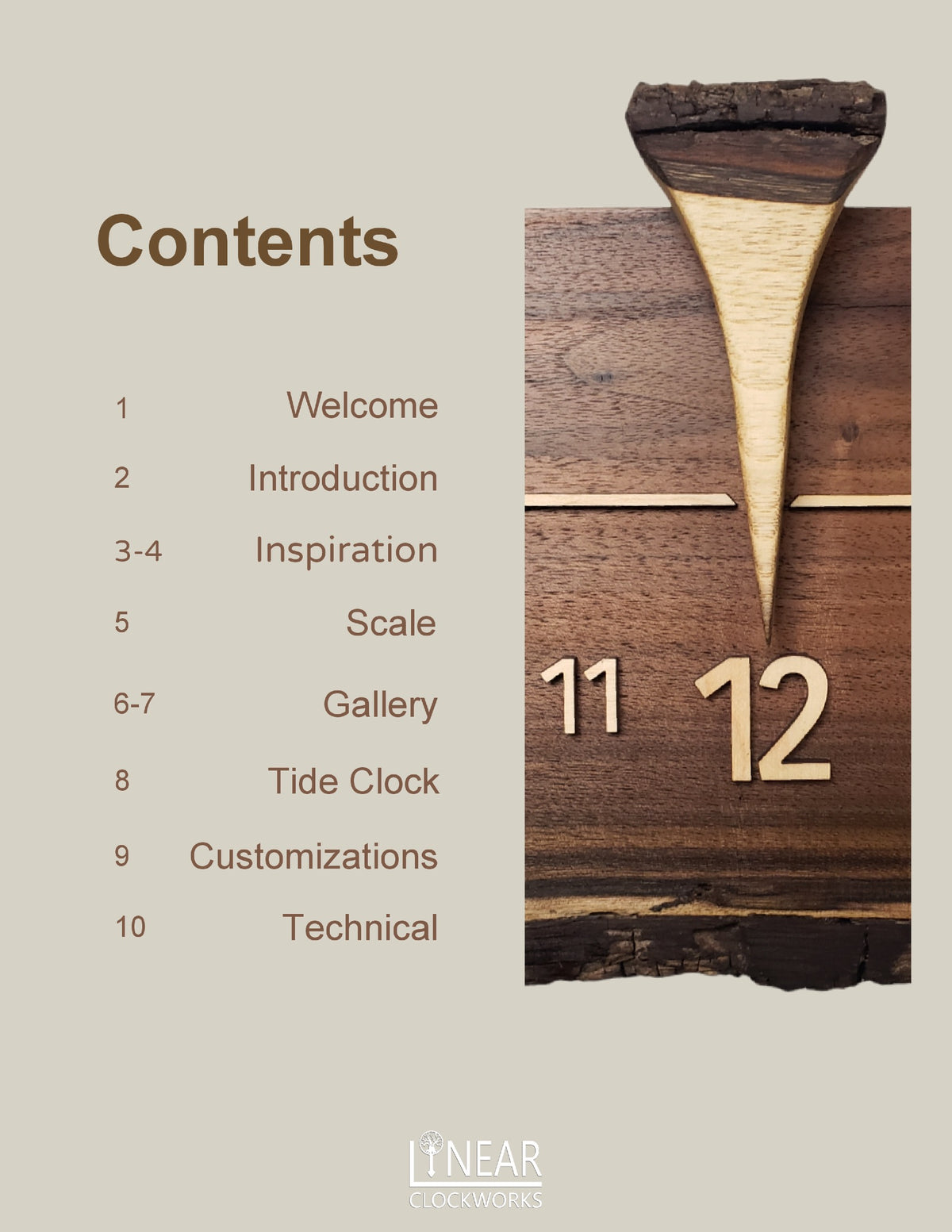 Linear Clockworks Designer Catalog