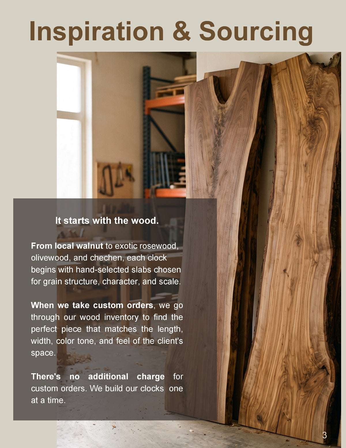 Linear Clockworks Designer Catalog
