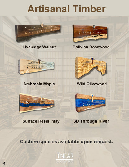Linear Clockworks Designer Catalog
