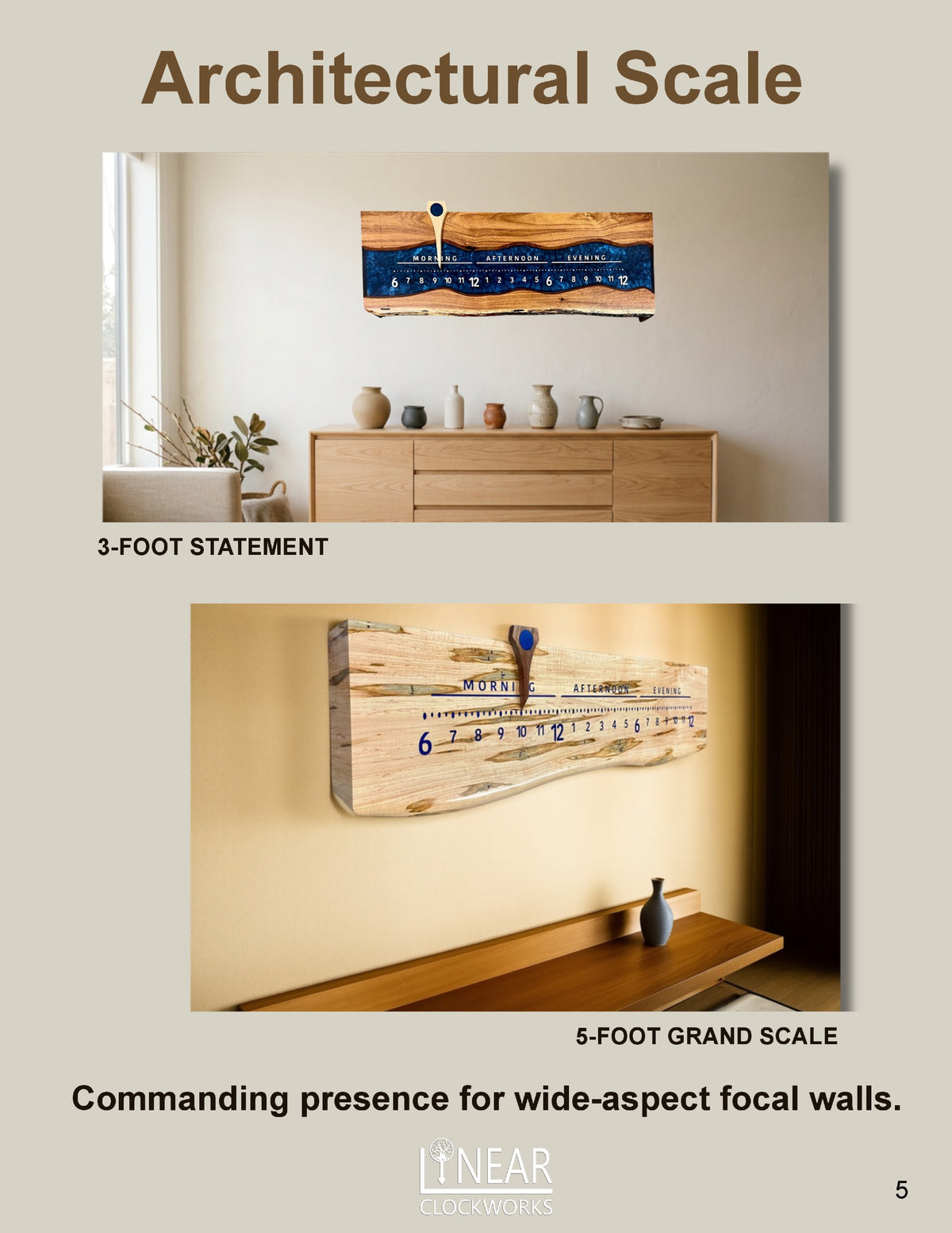 Linear Clockworks Designer Catalog