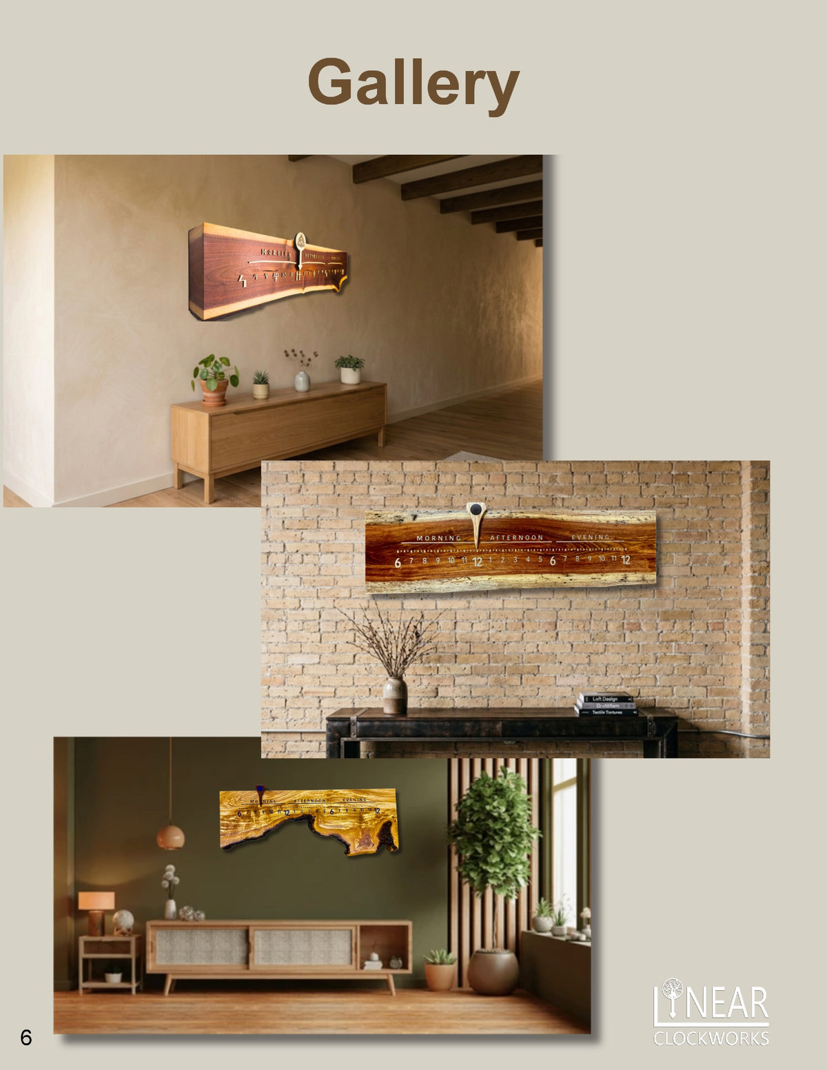 Linear Clockworks Designer Catalog