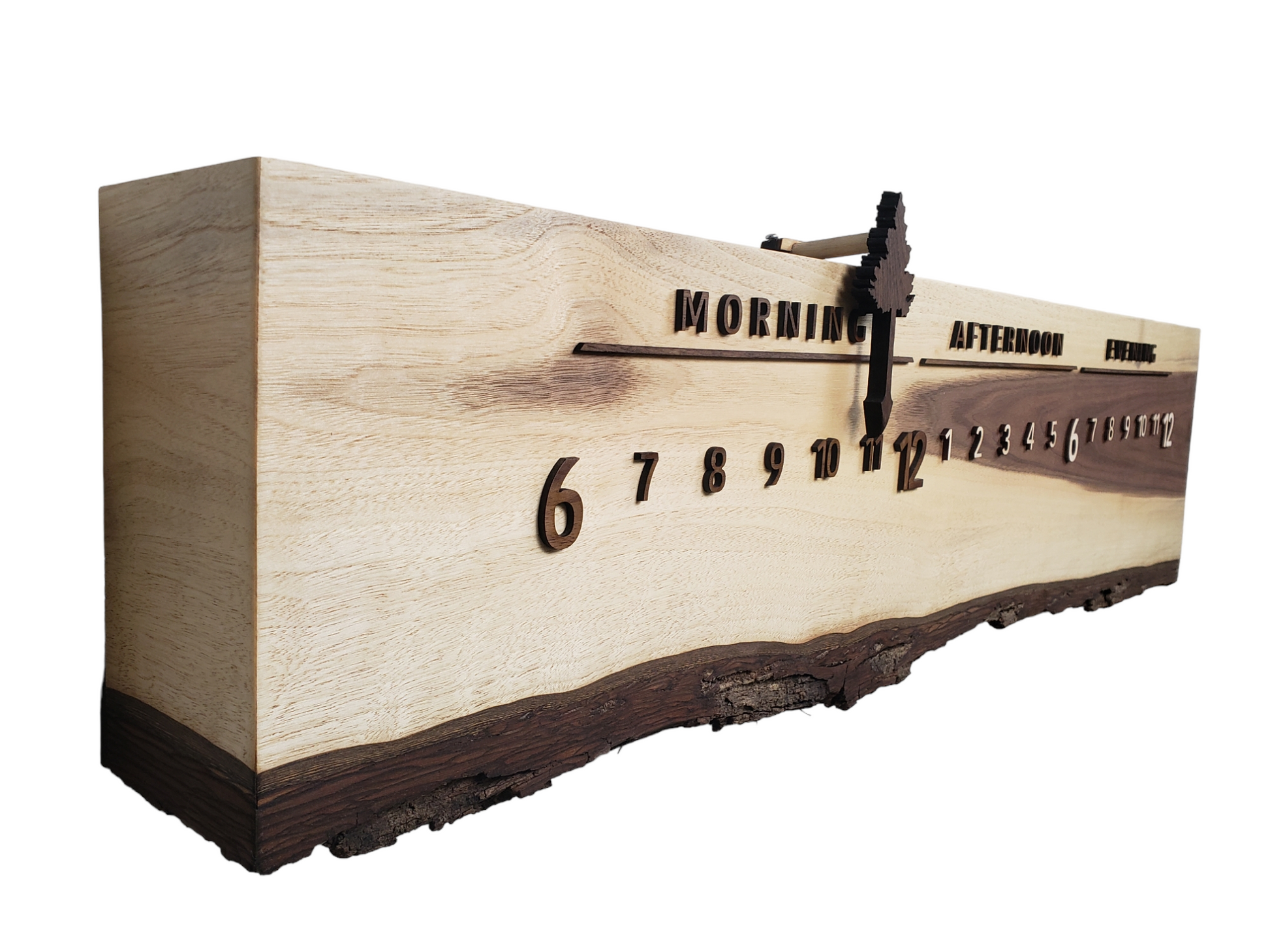 Magellan:3-foot Walnut/Maple - Linear Clockworks